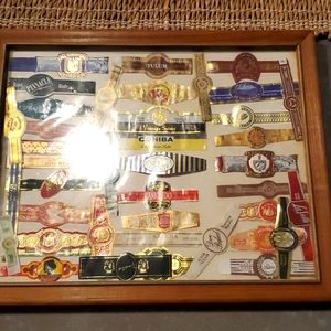 Cigar labels frame 8x10